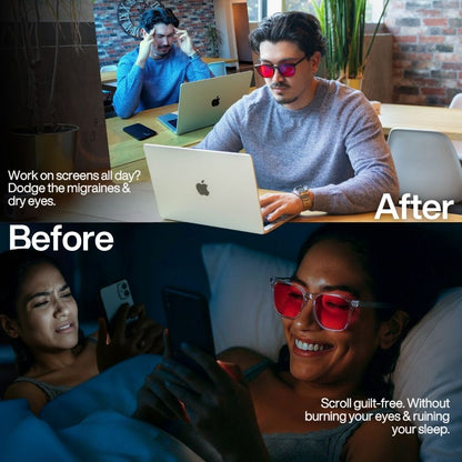 Glaeria | Red Lens Glasses