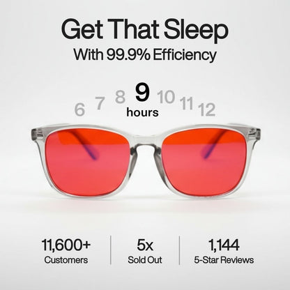 Glaeria | Red Lens Glasses