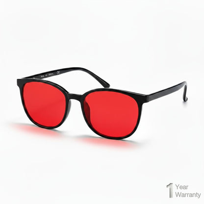 Glaeria | Red Lens Glasses