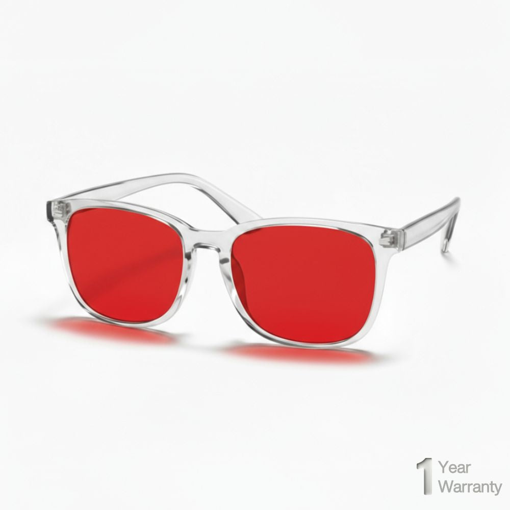 Glaeria | Red Lens Glasses